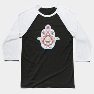 Hamsa Hand - Diamond(April) Baseball T-Shirt